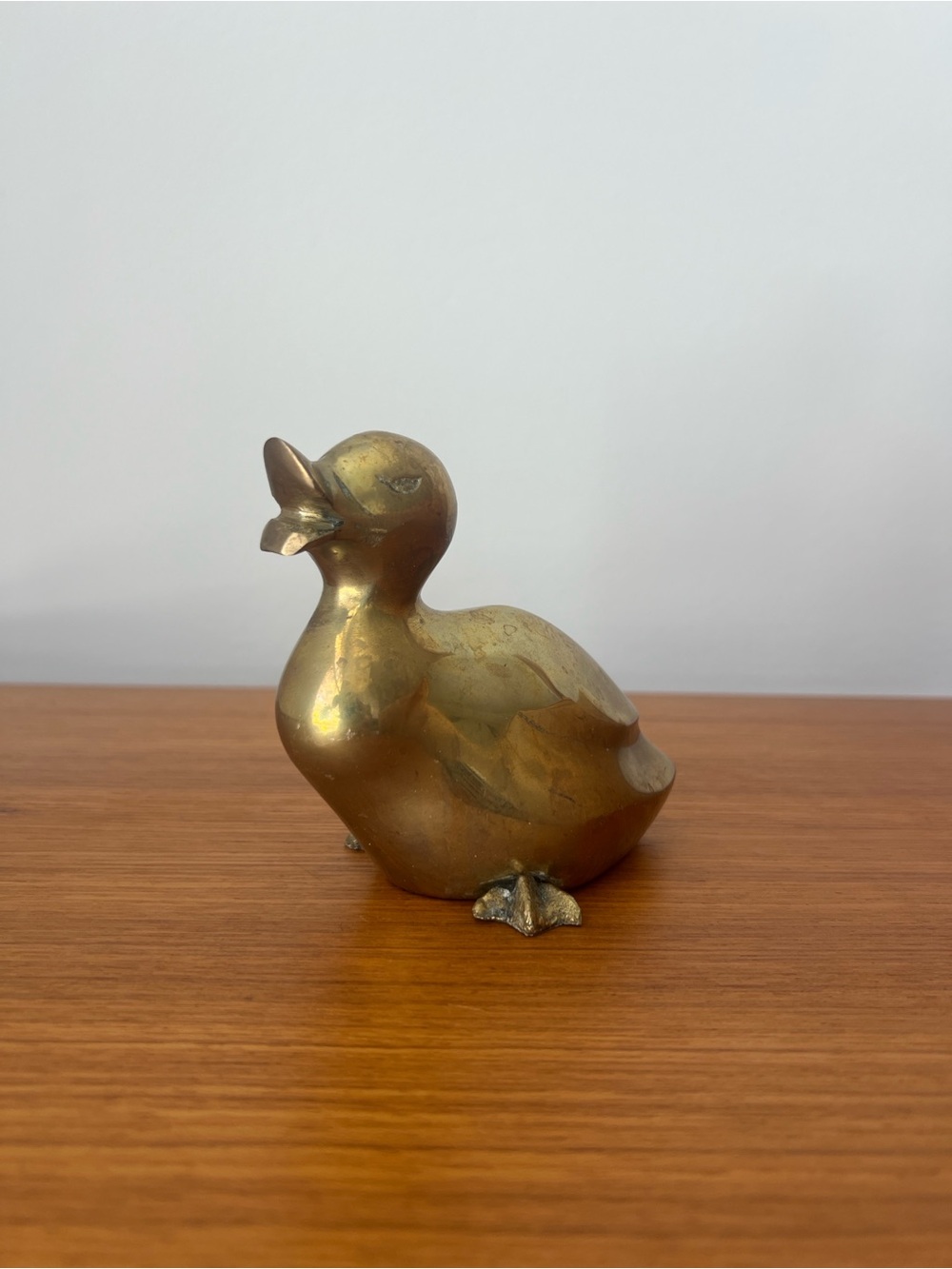 Vintage Brass Duck